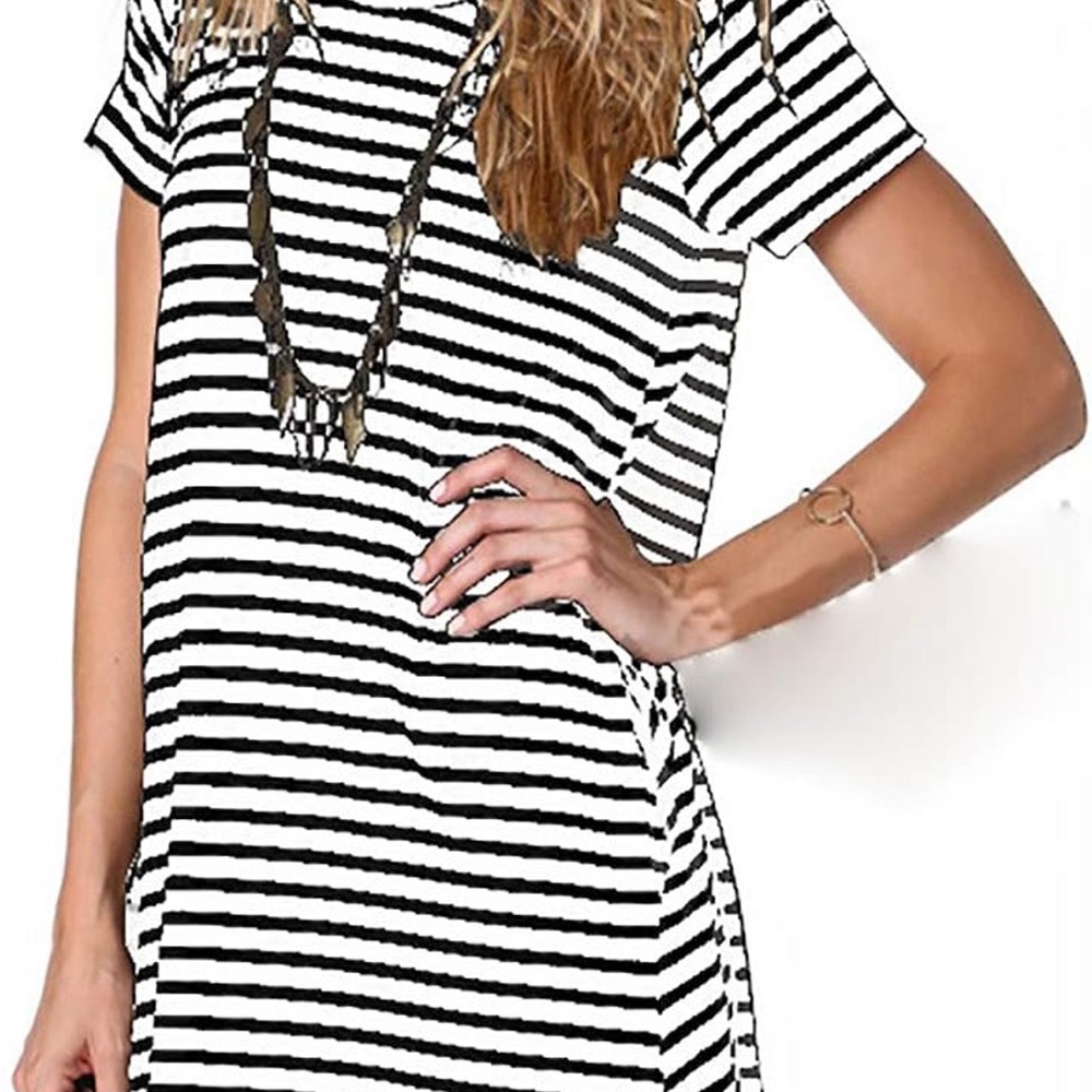 Alaster Women’s Casual Summer T Shirt Dress Loose
